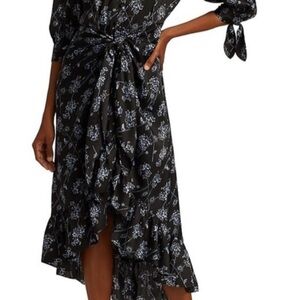 Cinq a Sept Black and White Jacey Dress